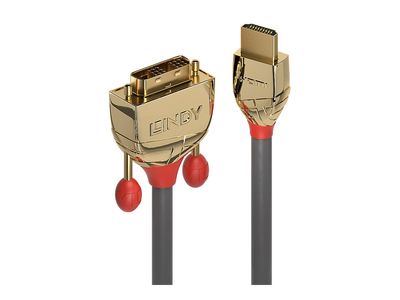Cable Lindy HDMI to DVI 5m Gold_2