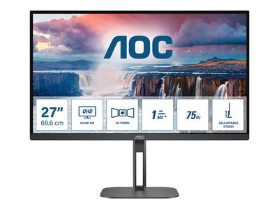 AOC LED-Display Q27V5N/BK - 68.6 cm (27") - 2560 x 1440 Quad HD_thumb