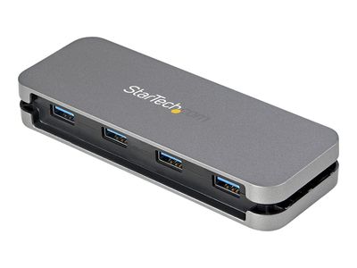 StarTech.com 4 Port USB C Hub - 4x USB-A - 5Gbps USB 3.0 Type-C Hub (USB 3.2/3.1 Gen 1) - Bus Powered - 11" Long Cable w/ Cable Management (HB30CM4AB) - hub - 4 ports_2