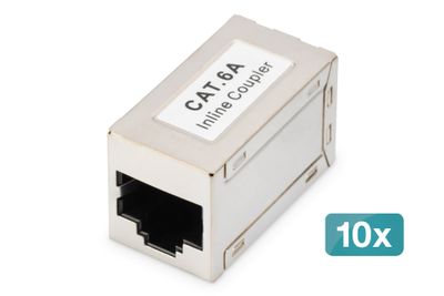 Digitus CAT 6A modular couplers, shielded -10 pieces_thumb
