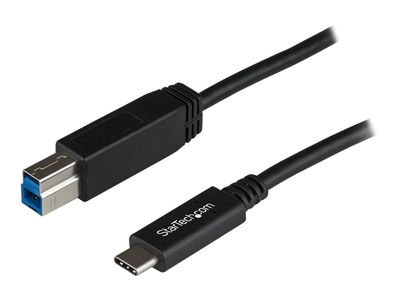 StarTech.com USB C to USB B Printer Cable - 1m / 3 ft - Superspeed - USB 3.1 - 10Gbps - USB C Printer Cable - USB Type C to Type B (USB31CB1M) - USB-C cable - 1 m_3