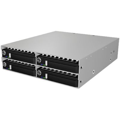 ICY BOX Wechselrahmen IB-2222SSK - 4 x 2.5 SAS/SATA HDD  - SAS/SATA_3