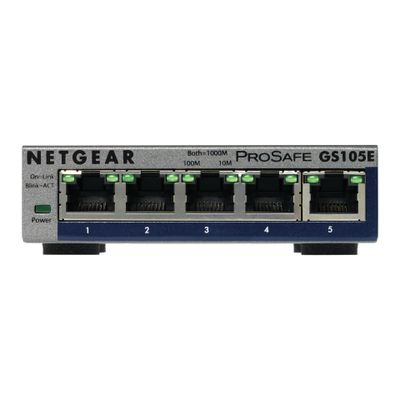 NETGEAR Switch GS105E-200PES - 5 Ports - 5x GE (10/100/1000)_thumb