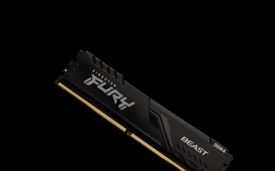 Kingston RAM FURY Beast - 16 GB - Low Profile - DDR4 3600 DIMM CL18_9