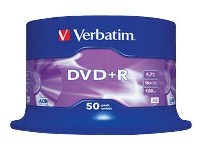 Verbatim - DVD+R x 50 - 4.7 GB - Speichermedium_thumb