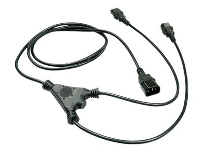 Cable Lindy C14 to 2x C13 1m_2