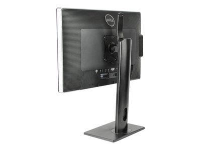 StarTech.com Free Standing Single Monitor Mount, Height Adjustable Monitor Stand, For VESA Mount Displays up to 32" (15lb/7kg), Ergonomic Monitor Stand for Desk, Tilt/Swivel/Rotate, Black - Universal Monitor Stand stand - adjustable arm - for monitor - bl_3