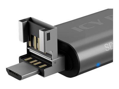 ICY BOX IB-CR201-C3 - card reader - micro USB / USB / USB-C 3.2 Gen 1_7