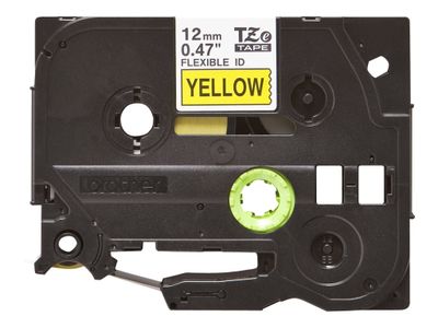 Brother flexible ID tape - Black on yellow_2