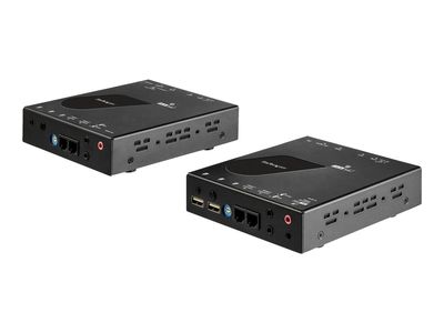 StarTech.com HDMI KVM Extender over IP Network - 4K 30Hz HDMI and USB over IP LAN or Cat5e/Cat6 Ethernet (100m/330ft) - Remote KVM Console - video/audio extender - HDMI - TAA Compliant_1