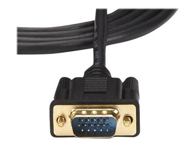 StarTech.com HDMI to VGA Cable - 10 ft / 3m - 1080p - 1920 x 1200 - Active HDMI Cable - Monitor Cable - Computer Cable (HD2VGAMM10) - Videokonverter - Schwarz_6