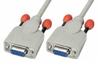 Lindy 3m Null modem cable Serien-Kabel Weiß DB-9_thumb