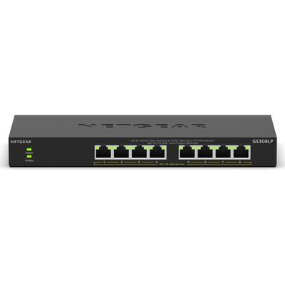 NETGEAR Switch GS308LP - 8 Ports - 8x GE (10/100/1000) - 8x PoE+_thumb
