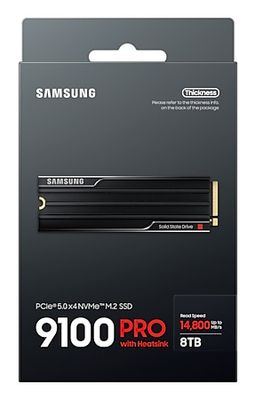 Samsung 9100 PRO 8 TB M.2 PCI Express 5.0 NVMe V-NAND TLC_8