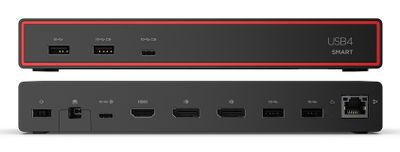Lenovo ThinkPad USB4 Smart Dock 5500 with 135W Adapter Kabelgebunden Schwarz_13