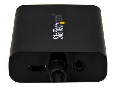 StarTech.com HDMI to VGA Video Adapter Converter with Audio for Desktop PC / Laptop / Ultrabook - 1920x1080 - video interface converter - HDMI / VGA / audio - 25 cm_5