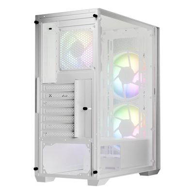 LC-Power Gehäuse 717W Meshwork_L Light - Midi - Weiß_5