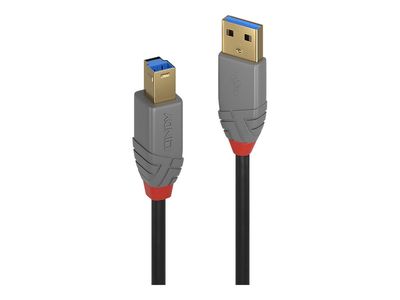 Cable Lindy USB 3.2 Typ A to USB-B 3m Black_thumb