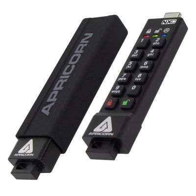 Apricorn USB-Stick Aegis Secure Key 3NXC - USB Typ-A 3.2 Gen 1 - 16 GB -  Schwarz_thumb