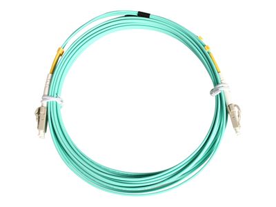 StarTech.com 10m (30ft) LC/UPC to LC/UPC OM3 Multimode Fiber Optic Cable, Full Duplex 50/125Âµm Zipcord Fiber Cable, 100G Networks, LOMMF/VCSEL,_1
