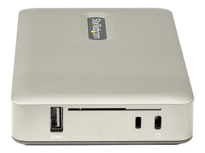 StarTech.com USB C Dock, USB-C to DisplayPort 4K 30Hz or VGA, Mini USB-C Laptop Docking Station with 65W Power Delivery Pass-Through Charging, 4-Port USB 3.1 Gen 1 Hub, GbE - Universal USB Type C Port Replicator (DKM30CHDPDUE) - Dockingstation - USB-C 3.2_5