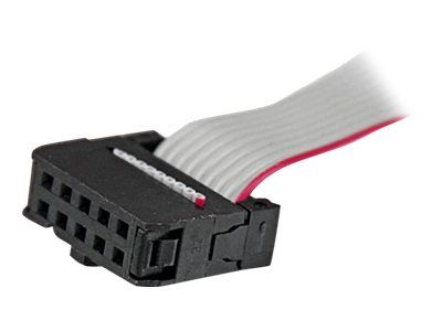 StarTech.com 9-pin seriell Stecker auf 10-pin Mainboard Header LP Slotblech - serielles Bedienfeld - 23 cm_3