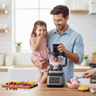 Ninja with Auto-iQ BN800EU - food processor - 1200 W - black/silver_4