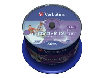 Verbatim - DVD+R DL x 50 - 8.5 GB - storage media_2
