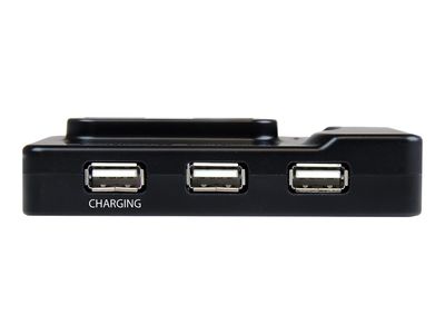 StarTech.com 7 Port USB Hub - 2 x USB 3A, 4 x USB 2A, 1 x Dedicated Charging Port - Multi Port Powered USB Hub with 20W Power Adapter (ST7320USBC) - hub - 6 ports_2