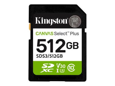 Kingston Canvas Select Plus - Flash-Speicherkarte - 512 GB - SDXC UHS-I_thumb