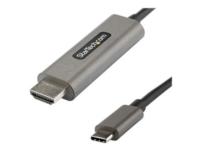 StarTech.com 3m USB-C auf HDMI Kabel 4K 60Hz mit HDR10 - Ultra HD Video Adapter Kabel - DP 1.4 Alt Mode HBR3 (CDP2HDMM3MH) - Adapterkabel - HDMI / USB - 3 m_1