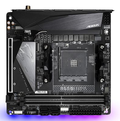 Gigabyte Mainboard B550I AORUS PRO AX - 1.0 - Mini ITX - Socket AM4 - AMD B550_2
