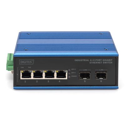 Switch Digitus Gigabit Ethernet Industrial 4+2_2