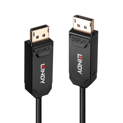 Lindy 10m Fibre Optic Hybrid DisplayPort 2.0 UHBR10 Kabel_thumb