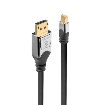 Lindy DisplayPort-Kabel CROMO Line - Mini DisplayPort / DisplayPort - 50 cm_thumb