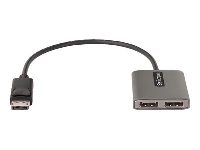 StarTech.com 2-Port DisplayPort MST Hub, Dual 4K 60Hz, DP to 2x DisplayPort Monitor Adapter, DP 1.4 Multi-Monitor Video Adapter w/ 1ft Built-in Cable, USB Powered, Windows Only - Multi Stream Transport Hub (MST14DP122DP) - Hub - 2 Anschlüsse_8