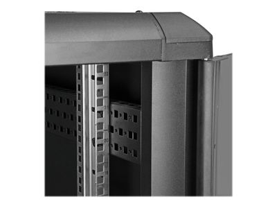 StarTech.com 22U Server Rack Cabinet on Wheels - 36 inch Adjustable Depth - Portable Network Equipment Enclosure (RK2236BKF) rack - 22U_5
