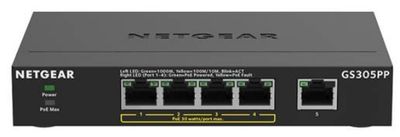 NETGEAR GS305PP Unmanaged Gigabit Ethernet (10/100/1000) Power over Ethernet (PoE) Schwarz_2