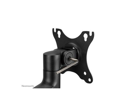 Neomounts DS60-425BL2 mounting kit - full-motion - for 2 monitors - black_6