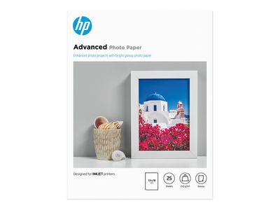 HP Glossy Photo Paper Advanced - 3 x 18 cm - 25 sheets_2