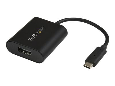 StarTech.com USB C to 4K HDMI Adapter - 4K 60Hz - Thunderbolt 3 Compatible - USB Type C to HDMI Video Display Adapter (CDP2HD4K60SA) - external video adapter - black_3