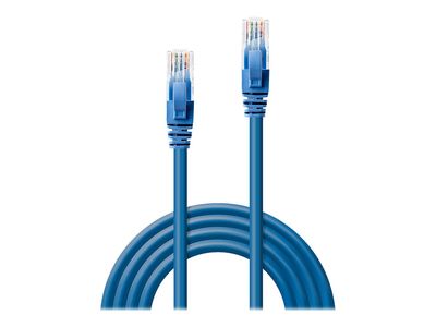 Cable Lindy Patch Cat6 U/UTP 0.5m Blue_2