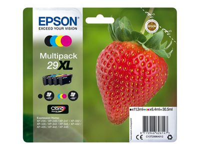 Epson 29XL Multipack - 4er-Pack - XL - Schwarz, Gelb, Cyan, Magenta - Original - Tintenpatrone_thumb