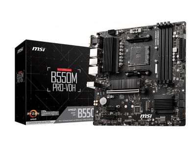 MSI B550M PRO-VDH - motherboard - micro ATX - Socket AM4 - AMD B550_thumb