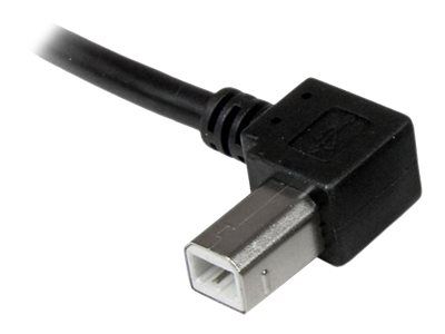 StarTech.com 3m USB 2.0 A to Left Angle B Cable Cord - 3 m USB Printer Cable - Left Angle USB B Cable - 1x USB A (M), 1x USB B (M) (USBAB3ML) - USB cable - 3 m_4