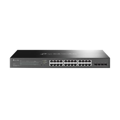 TP-Link Omada TL-SG2428P Managed L2/L2+ Gigabit Ethernet (10/100/1000) Power over Ethernet (PoE) 1U Schwarz_thumb