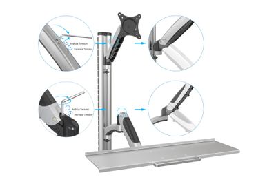 Digitus Workstation (monitor, keyboard, mouse) Wall Mount_5