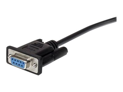 StarTech.com 3m Black Straight Through DB9 RS232 Serial Cable - DB9 RS232 Serial Extension Cable - Male to Female Cable (MXT1003MBK) - serial extension cable - 3 m_2