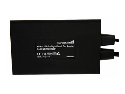 StarTech.com Crash Cart Adapter - 1920 x 1200 - Portable Laptop USB 2.0 to KVM Console (NOTECONS01) - KVM switch - 1 ports_5