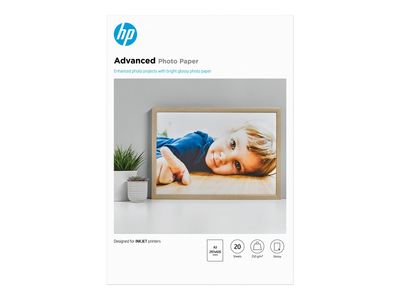 HP glänzendes Fotopapier Advanced Q8697A - DIN A3 - 20 Blatt_2